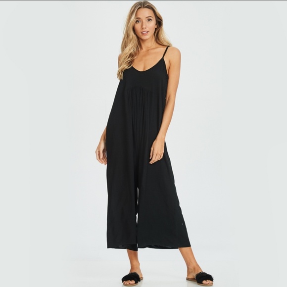 Pants - 🎉 Last 1 🎉 Tank Crop Jumpsuit